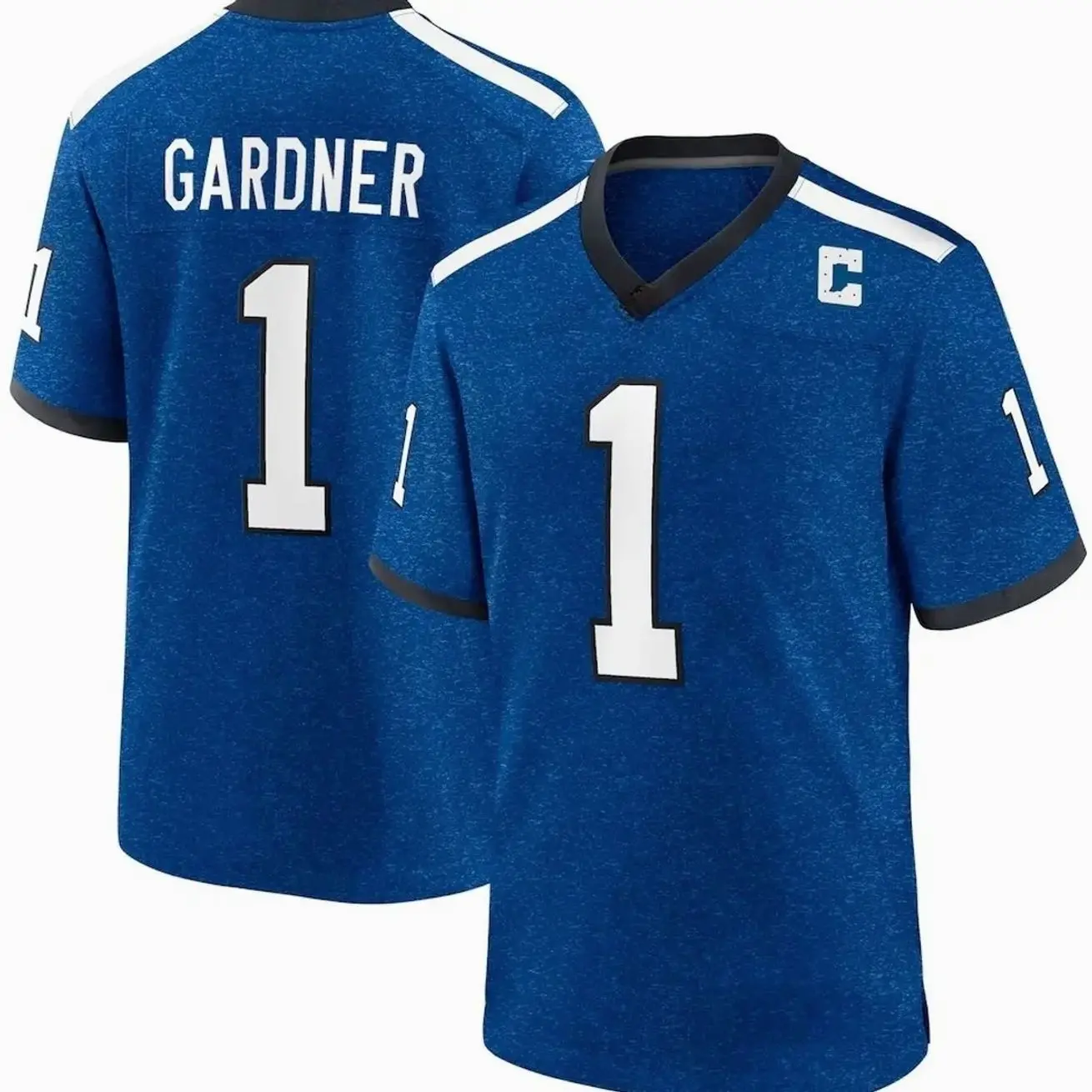 Unisex Football inspired by Gardner 1 Fashion Alternate 2 Indiana Nights Game Jersey - Heather Royal