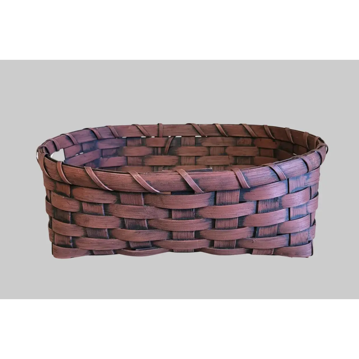 Primitive Centerpiece Basket Burgundy
