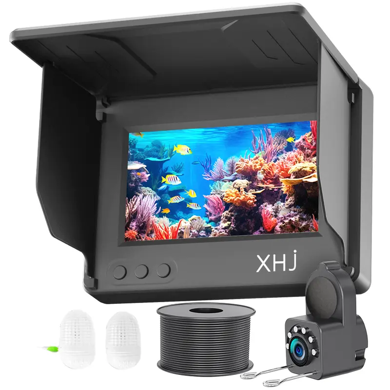 Underwater Fishing Camera 1 Set,4.3" HD Screen with Night Vision,Mounting on Fishing Pole, Watching Essentials for Fishing,Outdoor Fishing Equipment