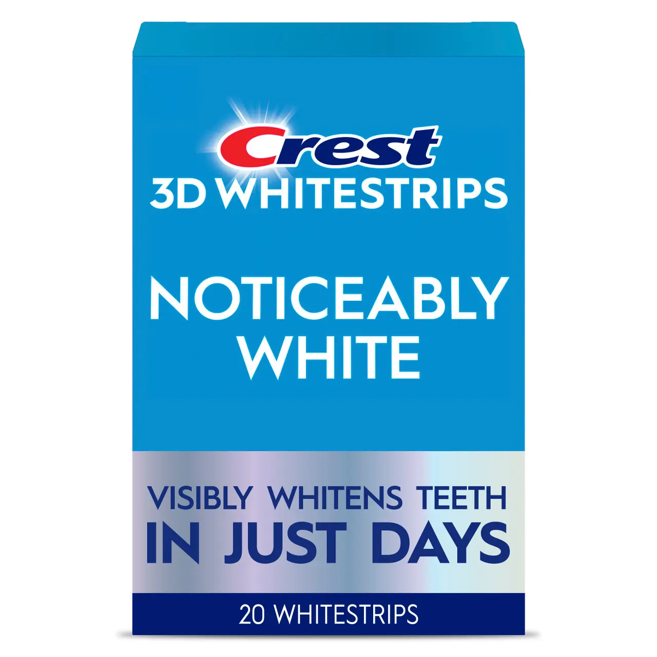 Crest 3DWhitestrips Noticeably White Crest 3DWhitestrips Noticeably White