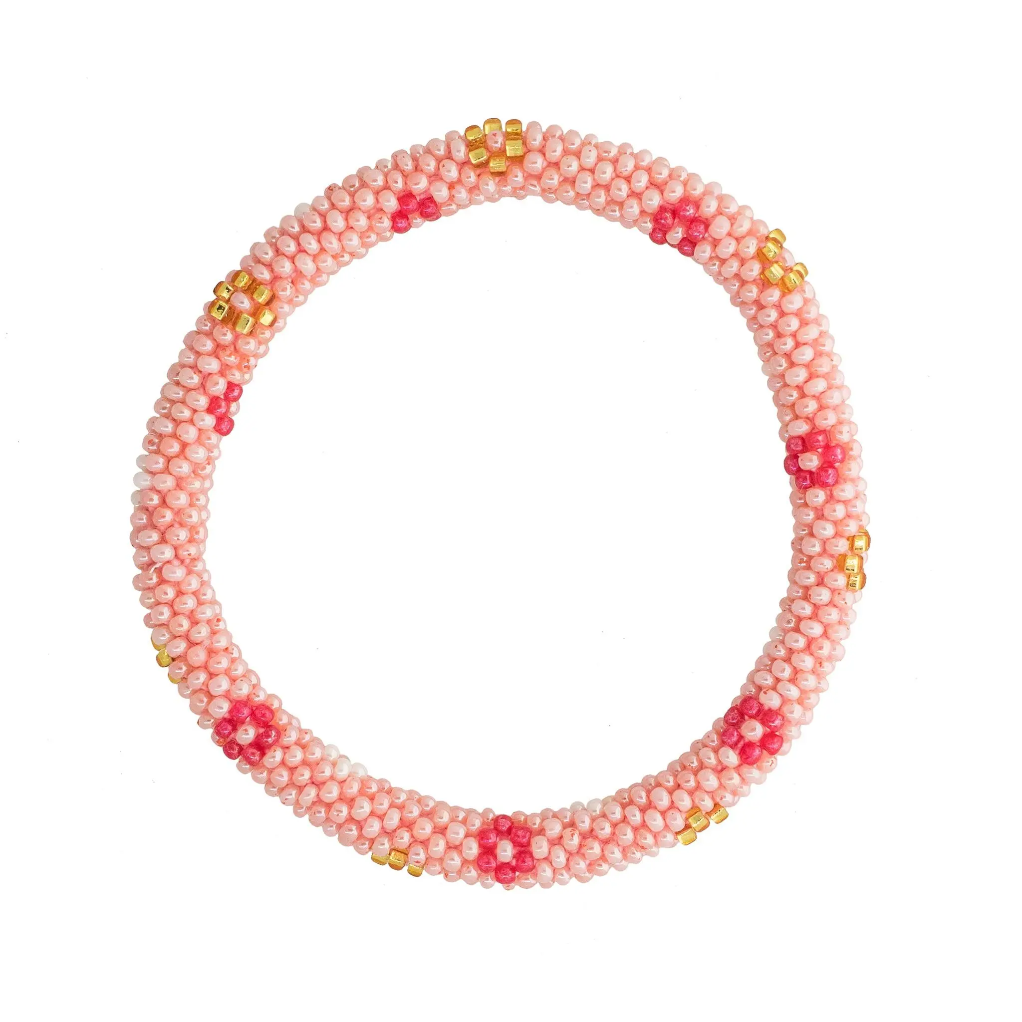 8 inch Roll-On® Bracelet <br> Flamingo Flower
