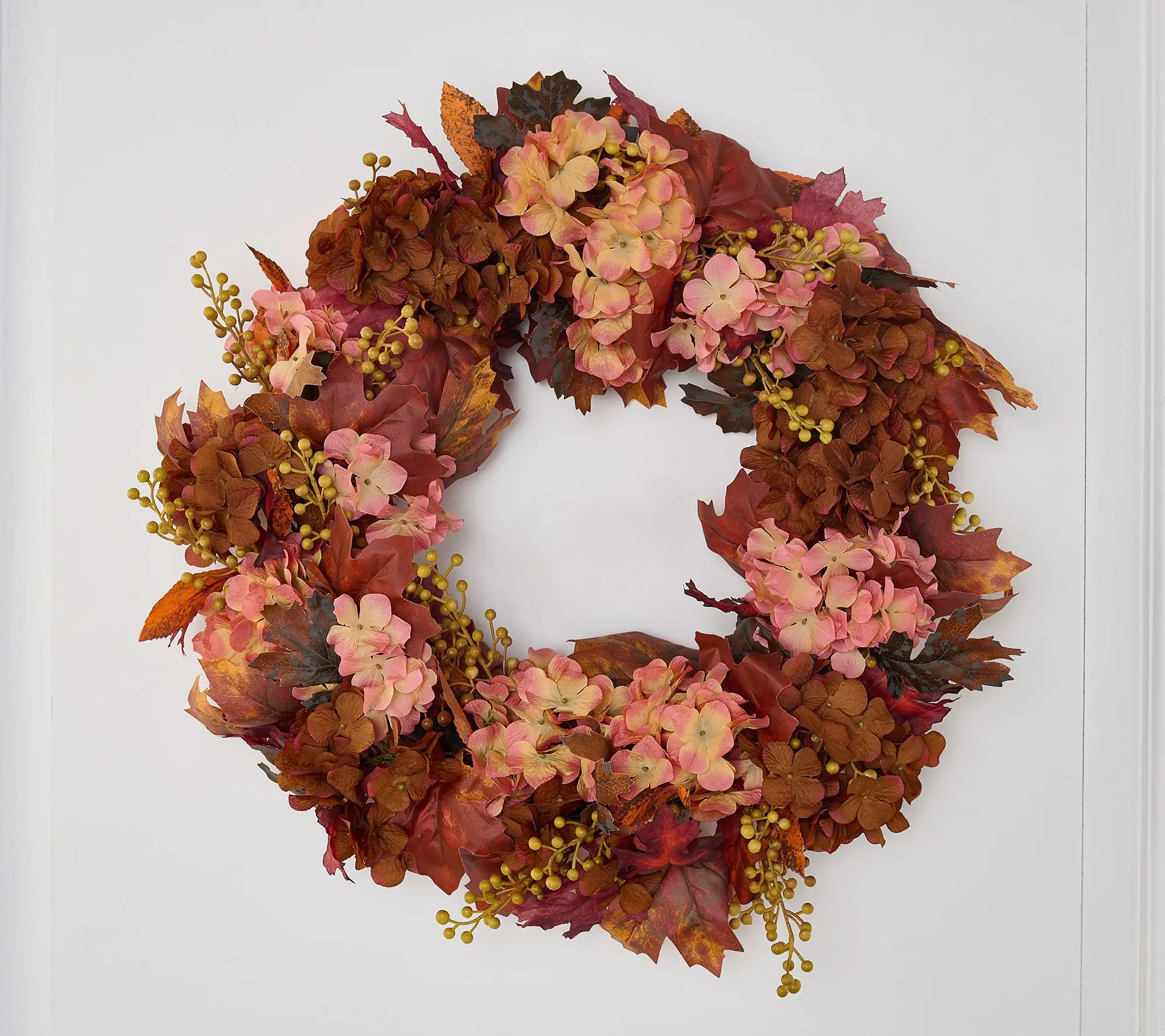 Cozy Cottage by Liz Marie Harvest 24" Hydrangea Wreath