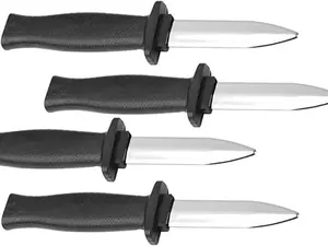 Easter Gift  Fun 4pcs Retractable Fake Knife Toy Plastic Prop Dagger Trick for Halloween Fools Day