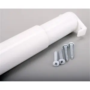 212 MAIN Adjustable Tension Rod - 48-72 in Powder Coated White Closet Rod (RP0021-48-72) for Sailing, Water Sports Activities