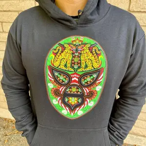 Sudaderas $25– hand embroidered in Oaxaca Mexico  comfort Meets Color  Cozy, colorful, and one of a kind  This handmade hoodie features vibrant Mexican floral embroidery, crafted by skilled artisans