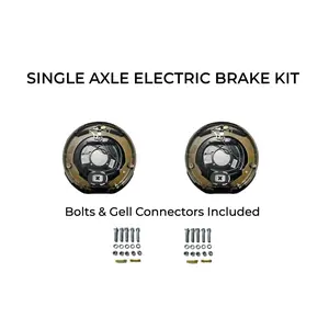 Single Axle Self Adjusting Electric Brake Kit Compatible with Wilson Trailers