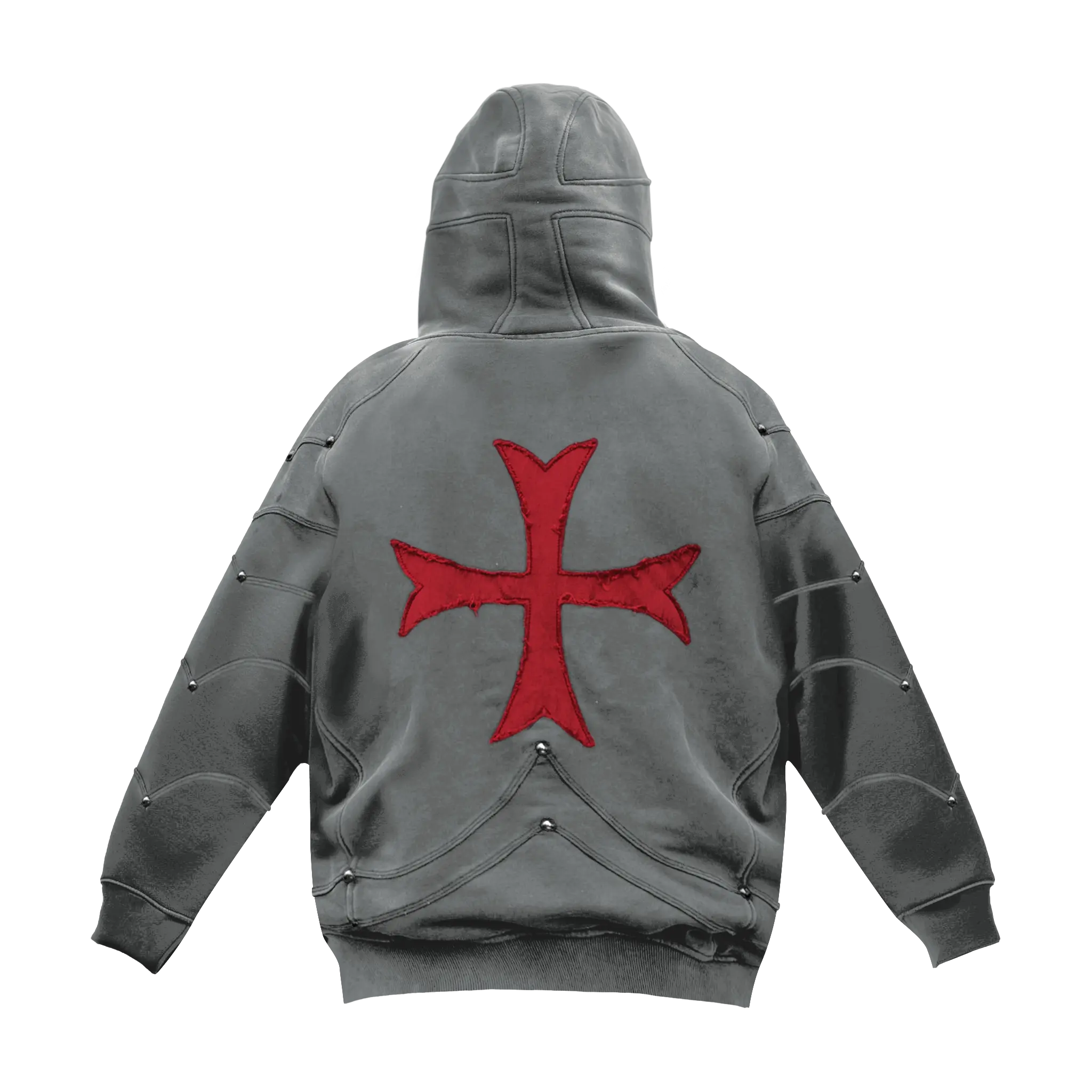 Crusader Armor Hoodie - Gray
