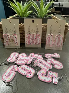 Customizable Birthday Cake Candle Earrings