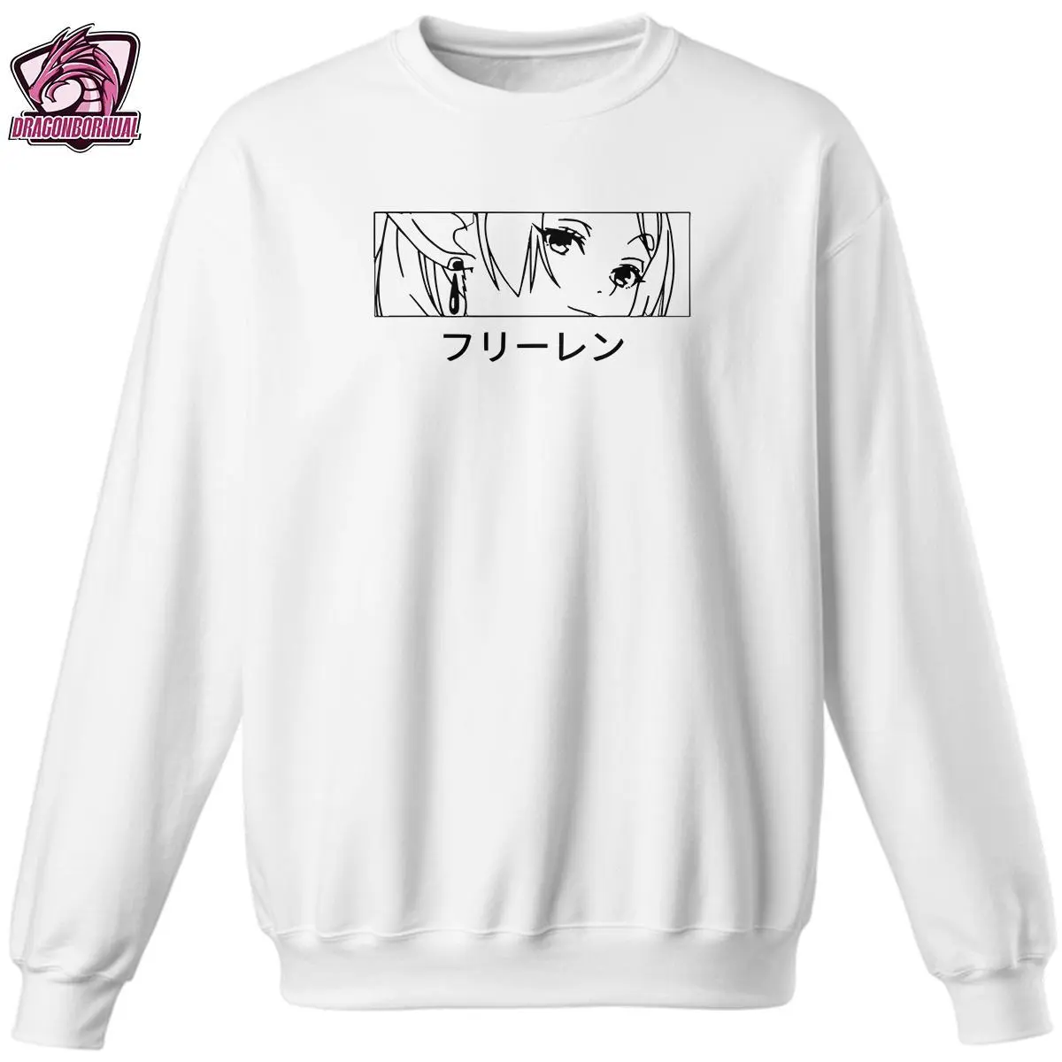 Menswear Retro Washed Frieren Anime Printed Pullover, Soft Cotton-Polyester Blend for Men, Relaxed Fit, Thanksgiving & Easter Gift, Comfy OOTD, Sweatshirt, Pre-Washed Softness, Cozy, Cute, Fashion, Graphic, Geometric, New Year, Hang Dry, Street, Hoodie