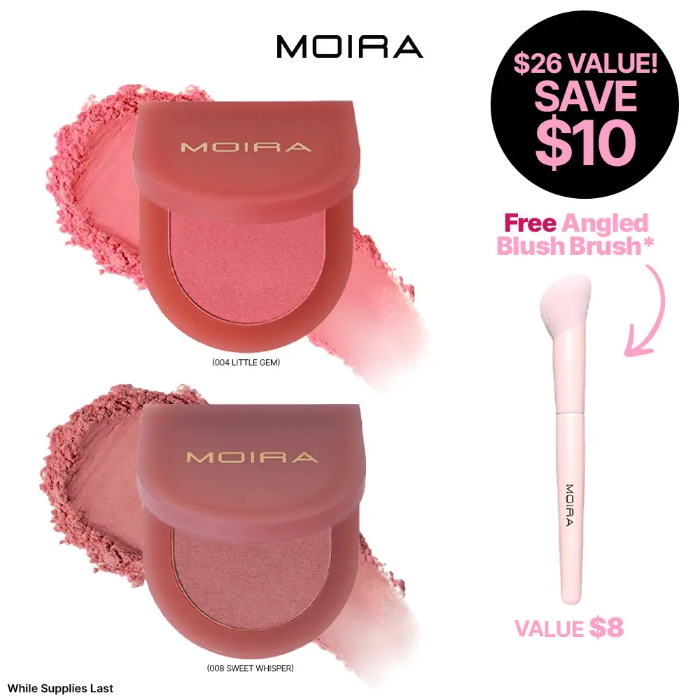 MOIRA | Love Blur Blush Flush Duo | Blush Duo Collection with Soft-Focus Buildable Color MOIRA | Love Blur Blush Flush Duo | Blush Duo Collection with Soft-Focus Buildable Color