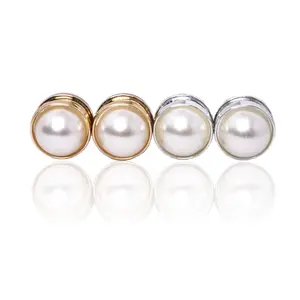 4PCS 8PCS Strong Hijab Magnets Pearl Safety Magnetic Hijab Pins for Clothes Scarves Niqab Hijab Magnet for Women Girls Magnets for Hijab