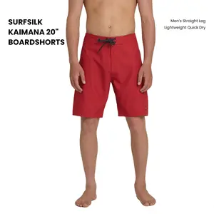 Quiksilver | Surfsilk Kaimana 20" Boardshorts | Men’s Straight Leg | 4-Way Stretch | Lightweight Quick Dry | Surf Essential