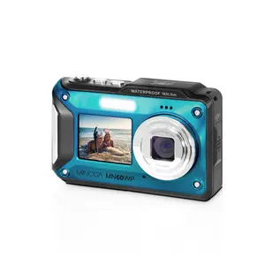 Minolta MN60WP 48MP 4K Ultra HD Wi-Fi Dual LCD Screen Waterproof Digital Camera