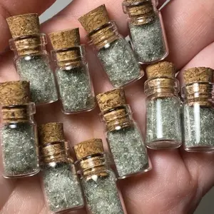 ONE mini glass vial of Moldavite Dust