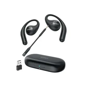 EMEET AirFlow Open-Ear Headphone - Black, EMO1BB-LD