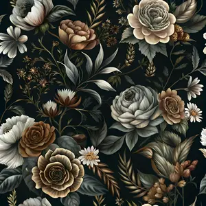 Deep Color Vintage Pattern Decorative Wallpaper Roll, Waterproof Self-Adhesive Wall Paper, Peel and Stick Removable Contact Paper for Living Room Bedroom, Peel And Stick Wallpaper Designs