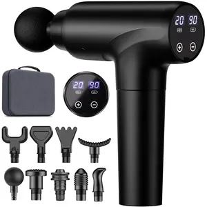 Cotsoco Muscle Massage Gun, Deep Tissue Back Massager with LED Display, 20 Speeds Portable Electric Massage Device Comfort, Gift for Women & Men, Christmas New Year Gift