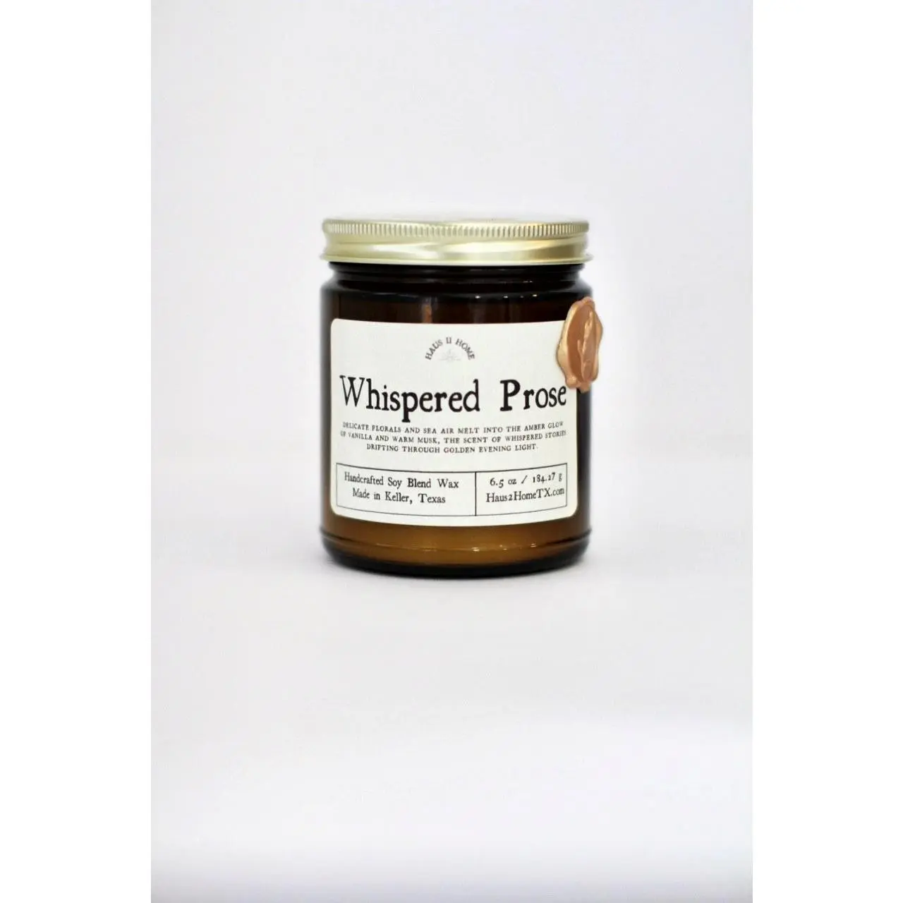 Whispered Prose Literature Book Fragrance - Cozy Vanilla-Fragrance, Lavender-Scented Candle