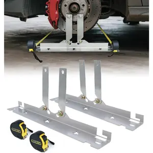 Wheel Alignment Tool with Connection Sheet, Premium Stainless Steel Toe Alignment Tool Plates for Car, Truck, SUV(Include 2 Measuring Tapes)