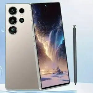 S25 Ultra Unlocked 5G Android 14 Smartphone.12GB+512GB,6.99" HD Display,68MP+108MPCam,7800mAh, Dual Card, Built-in Pen, FaceUnlock, , Case & Protector