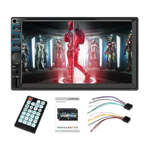 MP5 Player Car Multimedia Player 7 Inch 2 Din  Bluetooth FM AUX USB TF Mirror Link Input Touch Screen