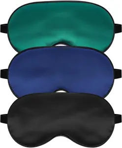 Silk Sleep Mask for Sleeping with Adjustable Strap.