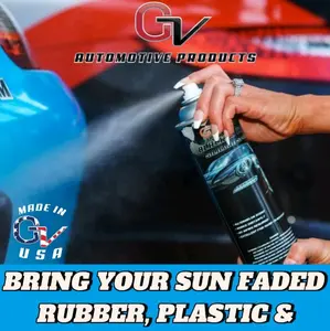 Gv automotive products Black is back silicone spray for rubber and plastic restore rejuvenate