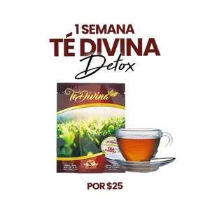 Té Divina - Buy 1 week of, Natural Herbal Tea Caffeine-Free, , Infused With Reishi premium