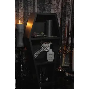 Deluxe Wood 20" Goth Coffin Shelf