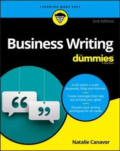 USED-Business Writing for Dummies by Canavor, Natalie (Paperback)