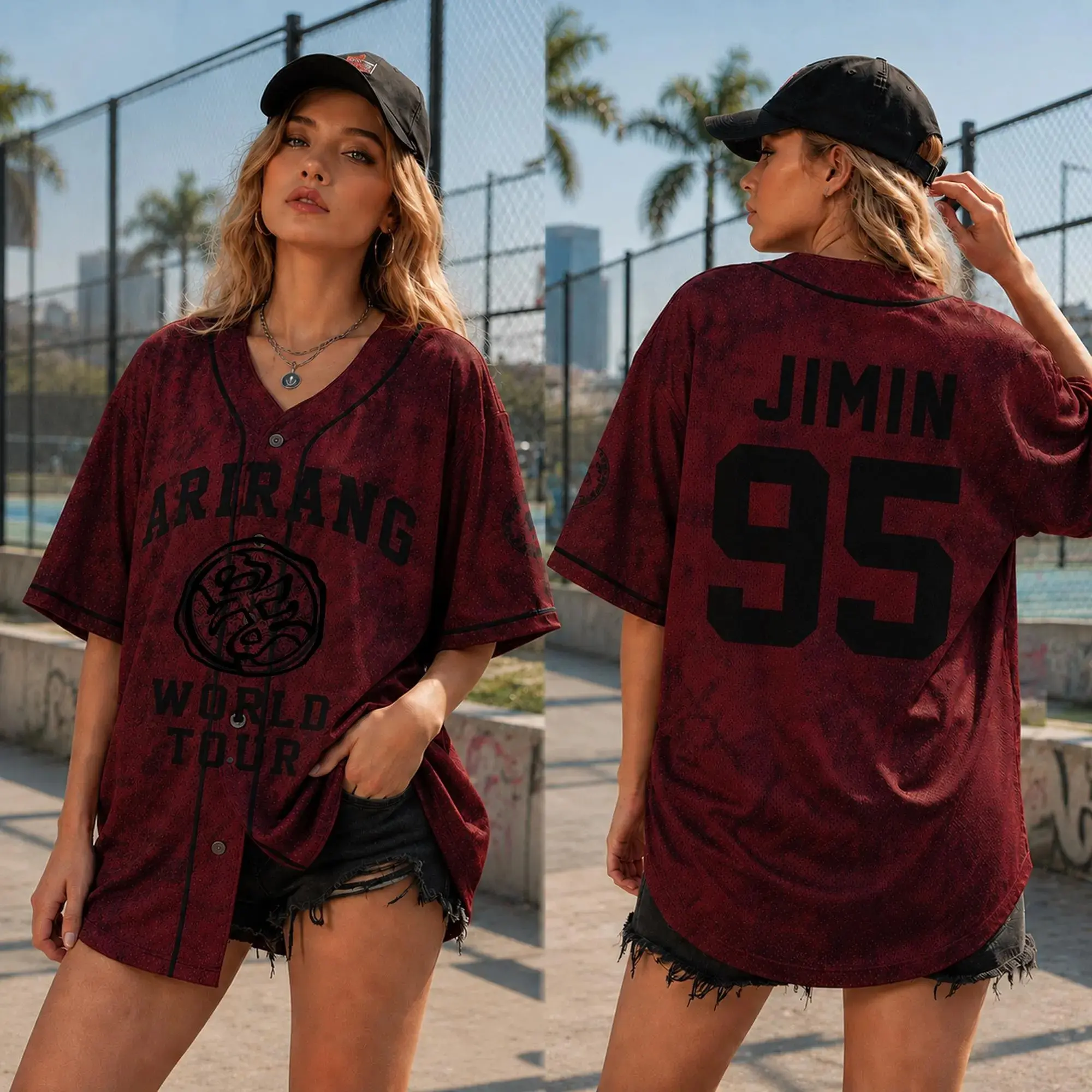 Vintage Boys Arirang World Tour 2026 Baseball Jersey , Retro Black & White Aesthetic Shirts,RM Jin Suga J Hope Jimin V Jung Kook Lightweight Baseball Jersey, Gift Merch For KPOP Army Fans