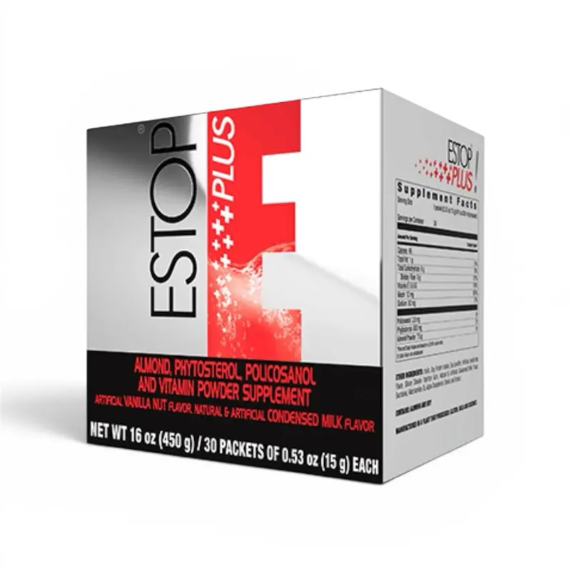 OML ESTOP PLUS | Artificial Vanilla Nut Flavor, Natural & Artificial CONDENSED Milk Flavor | box with 30 packets of 0.53oz