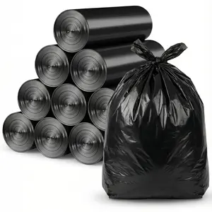 100PCS Thick Small Trash Bags 4 Gallon 46x63cm Garbage Bags for Kitchen Bathroom Bedroom Office Tear Resistant Lightweight