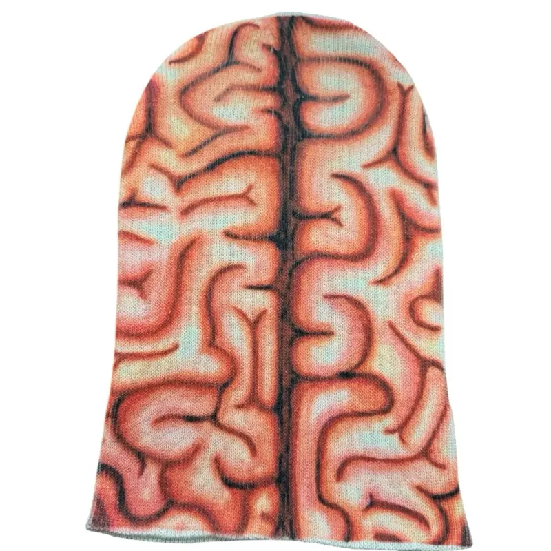 Open Mind Beanie - Brain Pattern beanie for Casual Wear and Daily Use