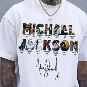 Michael Jackson 90s Graphic T-Shirt, King of Pop Shirt, Music Legend Shirt Gift for Fan UTJ