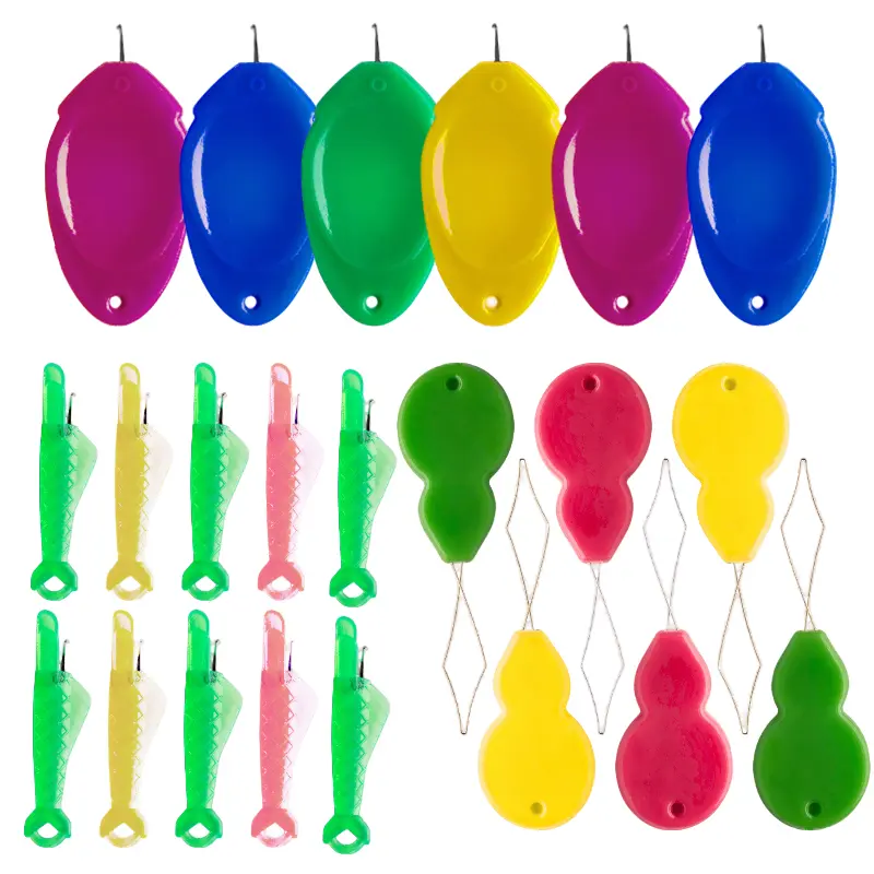30 PCS Needle Threader for Hand Sewing,3 Type Simple Needle Threader for Sewing Machine & Embroidery Floss