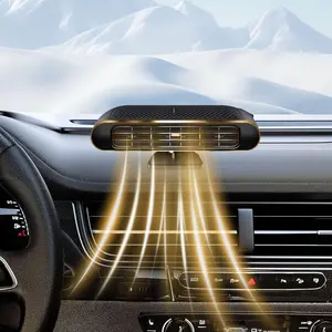 Portable Car Heater 12V/24v Fast Heating, Cigarette Plug Use, Vehicle Defrost Warm Air Gun, Compact for Trucks Suv Cars Winter Travel Camping