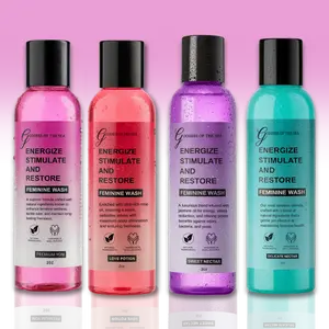 Feminine Wash Discovery Bundle – 4 Travel Size Yoni Washes | Sweet Nectar, Premium Yoni, Love Potion & Delicate Nectar | pH Balanced, Odor Control, Gentle & Natural Feminine Care