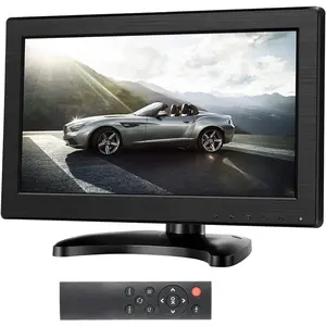 12" Inch TFT LCD  with AV HDMI BNC VGA Input 1366x768 Portable Mini  Color Screen Display with Built-in Speaker