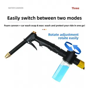 High Pressure Washer Spray Gun with Foam Cannon All-Purpose Power Water Nozzle for Home Driveway Patio Car Wash Men Perfect Father's Day Gift