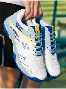 Professional Badminton Tennis Shoes for Men and Women, Anti-Slip Wear-Resistant Shock Absorption Sports Shoes, All Season Medium Width, Athletic Shoes
