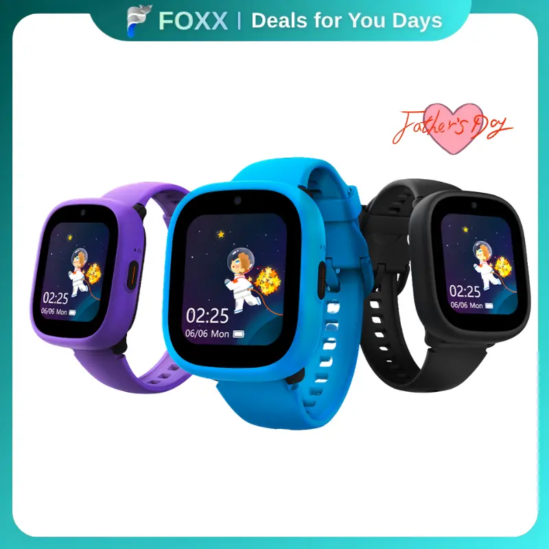 【W1 SE】MIRO 4G GPS Smart Watch for Kids, Nano SIM Supported, WiFi Connected, Front Camera, IP68 Waterproof, 1.7'' Display, 770mAh Battery, Magnetic Charging, Lightweight Wearable Watch for School, Travel & Daily Use
