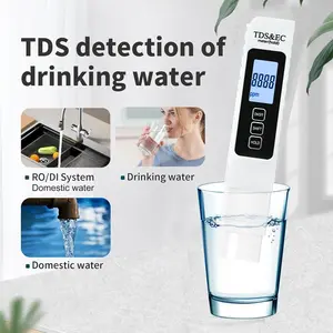 New Upgraded 4-in-1 Digital TDS Meter for Water Quality Testing TDS EC Temperature 0-9990 ppms for Drinking Water Tap Well SwimmingPool Hydroponics Aquarium RO/DI System,New Year gift, the perfect present for the family