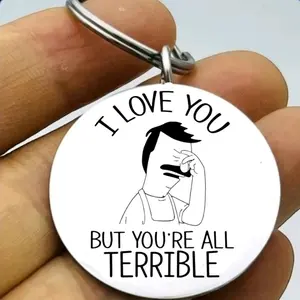 Bob's Burger Hot tv show quote Keychain