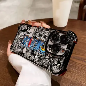 Phone case: Classic Adventure King Luffys Phone Case Suitable for iPhone 17 16e 16 15 14 13 12 11 Mini Pro Max Air X XR XSMAX 8 7 Plus Anti Fall Transparent Soft Back Cover