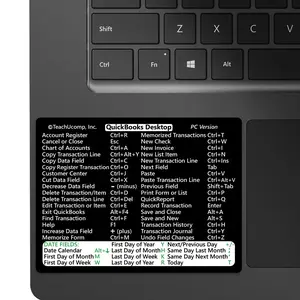 QuickBooks Desktop (PC/Windows) 2022-2015 Keyboard Shortcuts Sticker
