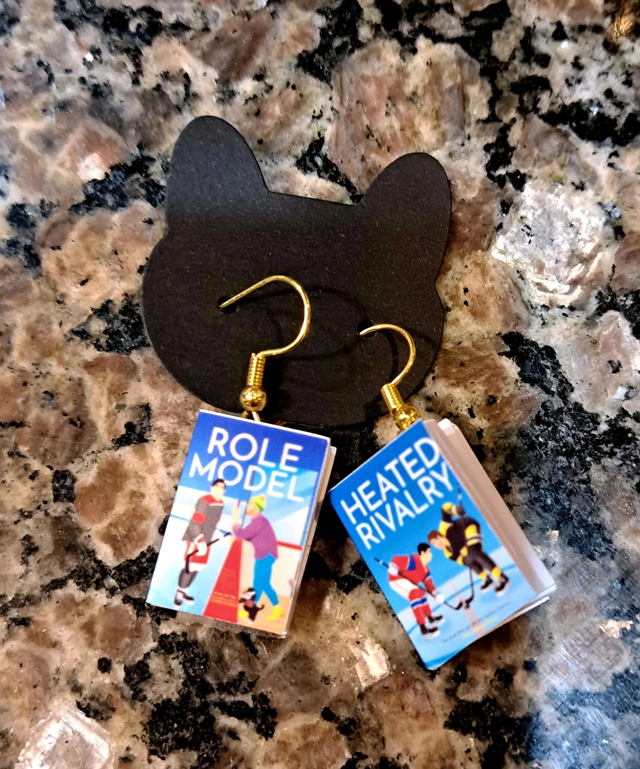 Romance Book Earrings, Book Jewelry