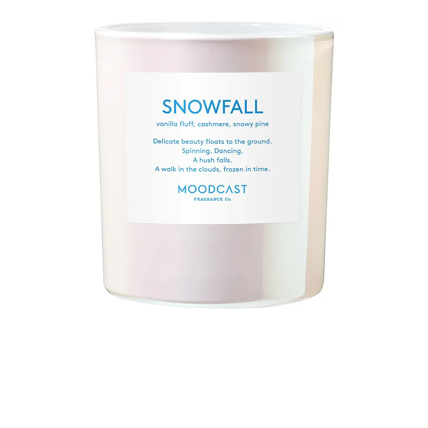Moodcast Fragrance Co. Snowfall 8oz Candle