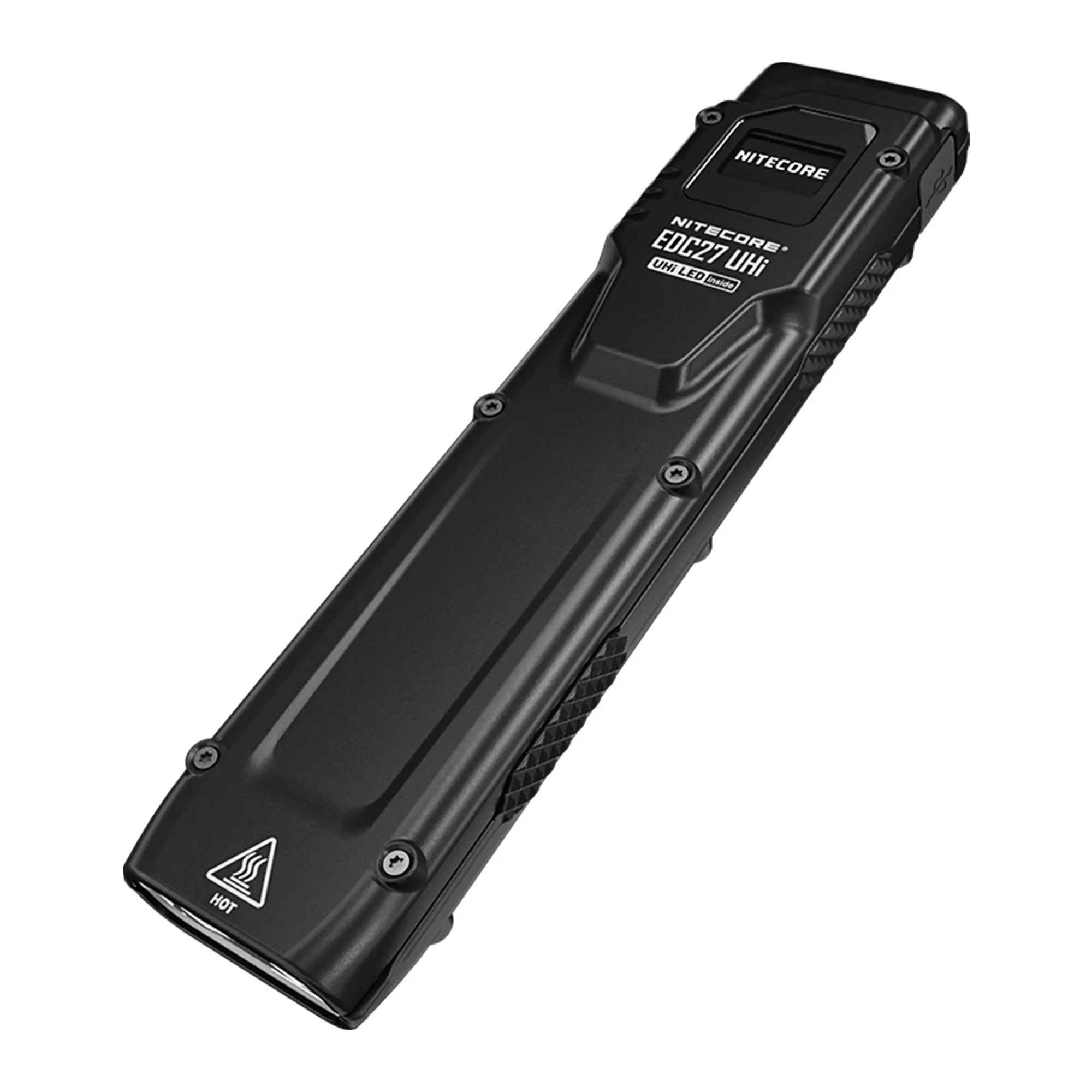 Nitecore EDC27 UHi Handheld High Powered LED Flashlight - 3100-Lumen, Ultra Slim Flat EDC Light, USB-C Rechargeable, with Lanyard, for Adult Home Improvement Portable Lighting