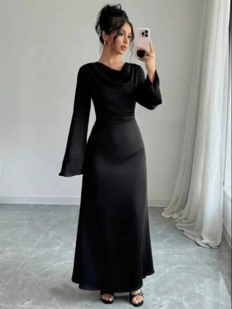 long sleeve black dress funeral - TikTok Shop long sleeve black dress funeral - TikTok Shop